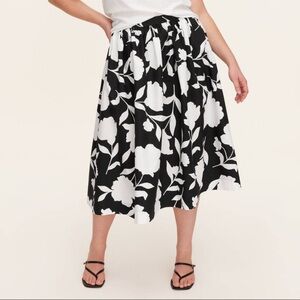 Kate Spade X Target Floral Black and White Women's Skirt brand new size S & XXS